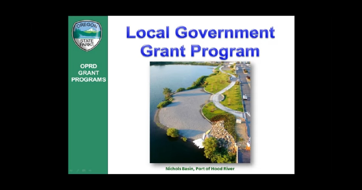 2016 Local Government Grant Program Webinar