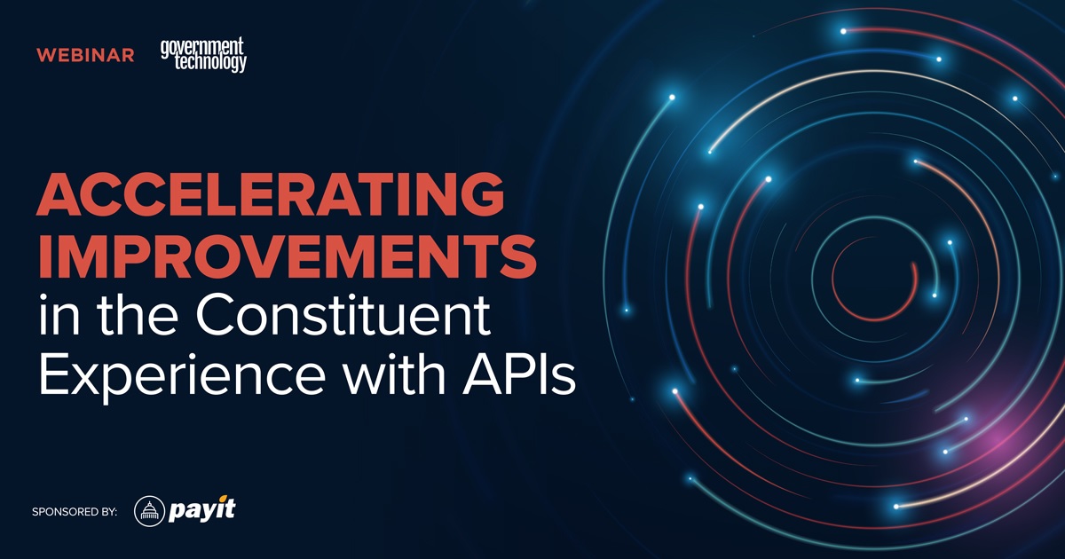 Accelerating Improvements in the Constituent Experience with APIs