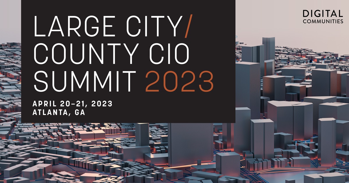 Large City/County CIO Summit 2023