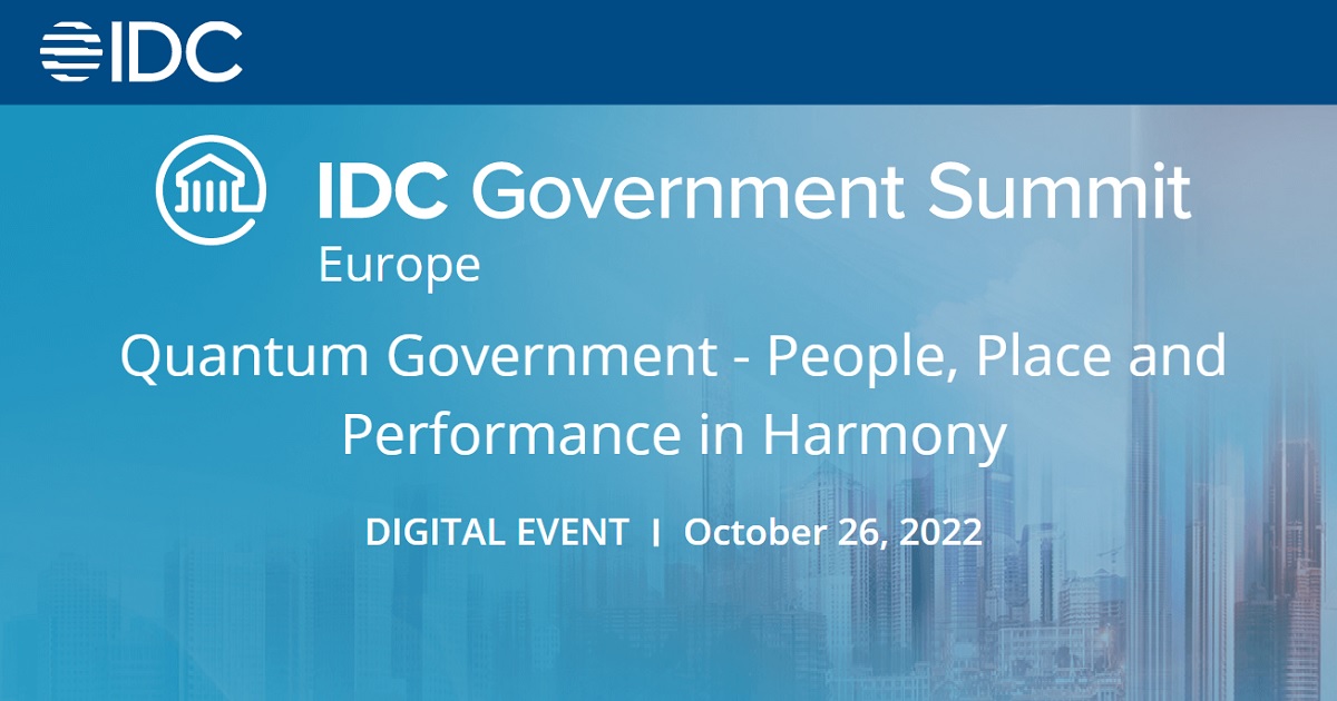 IDC europian government summit