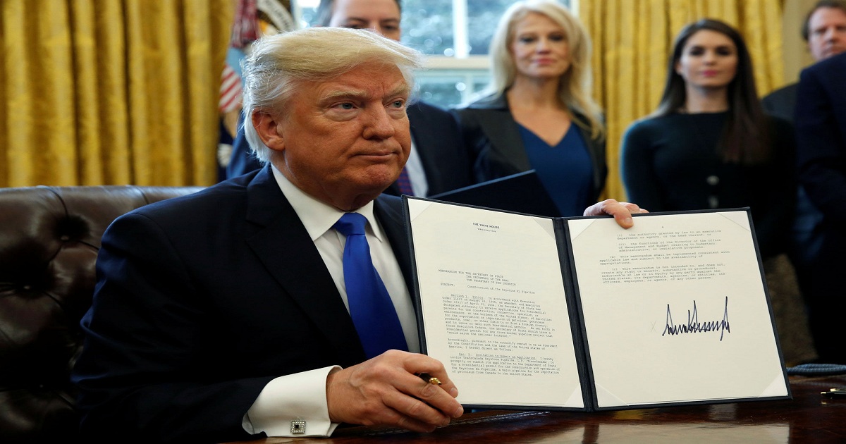 Trump Executive Order Will Aim to Prevent States From Blocking Pipelines